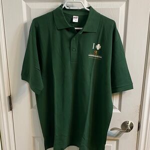 Alexander Keith’s Beer Green Polo Men’s Shirt Size XL Shamrock Irish Maritimes
